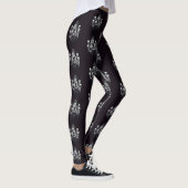 Leggings Décès avec crâne (Droite)