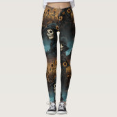 Leggings Décès Et Tournesols (Devant)