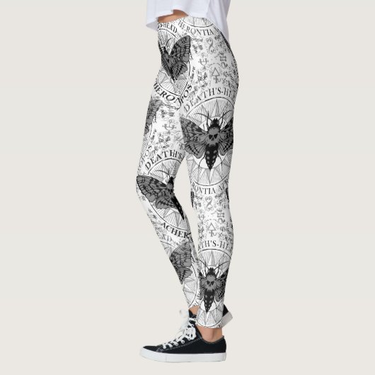 Leggings décès tête moth (Gauche)