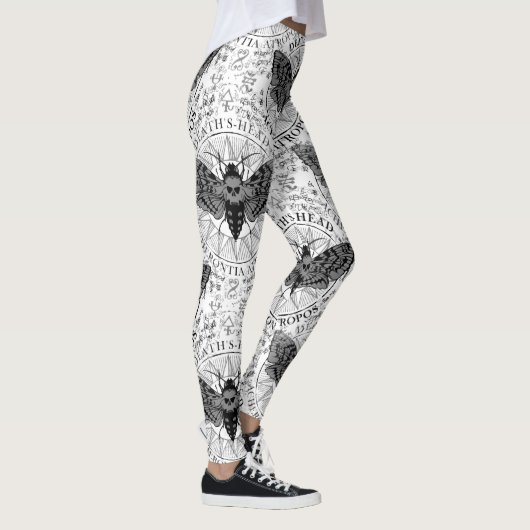 Leggings décès tête moth (Droite)