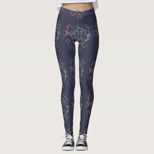 Leggings Déchaîner mon coeur (Devant)