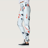 Leggings "Deck of Destiny : Layered Aces in a Poker Shuffle (Gauche)