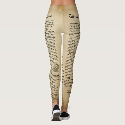 Leggings Déclaration d'indépendance (Dos)