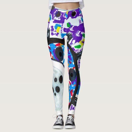 leggings "Deco Cogs" (Voorkant)