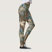 Leggings Décor d'antiquité chinois d'oiseaux (Droite)