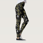 Leggings Décor de la maison de la danseuse d'or (Droite)
