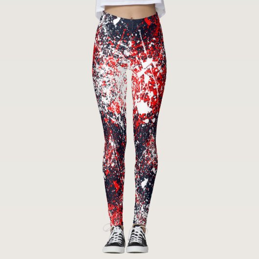 Leggings Décor de la peinture (Devant)