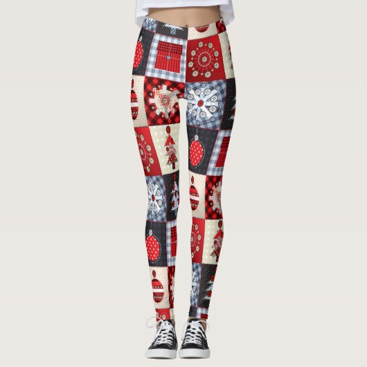 Leggings Décor de Noël (Devant)