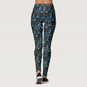 Leggings Décor de Noël Cane Corso Snowy Sleigh (Dos)