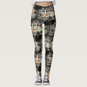 Leggings Décor d'Halloween éffrayant (Devant)