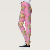 Leggings Décor Floral Boho moderne (Gauche)