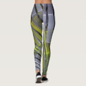 Leggings Décor géométrique rayé Abstrait (Dos)
