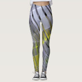 Leggings Décor géométrique rayé Abstrait (Devant)
