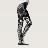 Leggings Décor moderne abstrait sans charme motif (Droite)