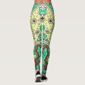 Leggings Décor néon arabesque : style années 80. (Dos)