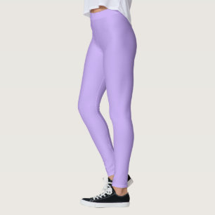 Leggings Décor uni mauve sur