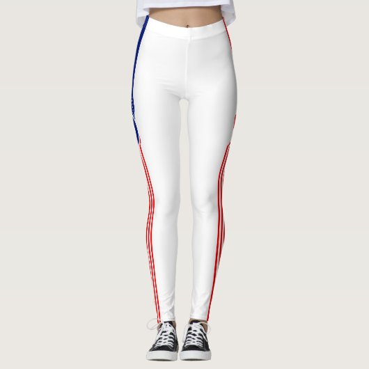 Leggings Décor US Mod Scooter sur (Devant)