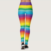 Leggings Décora Kei Couleurs Arc-En-Ciel Clair Écartées (Dos)