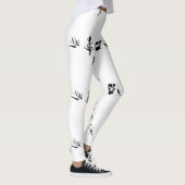 Leggings Décoratif, Gris foncé, Charbon (Droite)