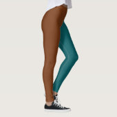 Leggings Décoratif Moitié Et Moitié (Droite)