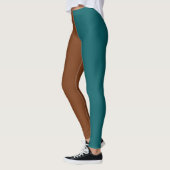 Leggings Décoratif Moitié Et Moitié (Gauche)