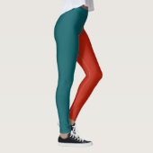 Leggings Décoratif Moitié Et Moitié (Droite)
