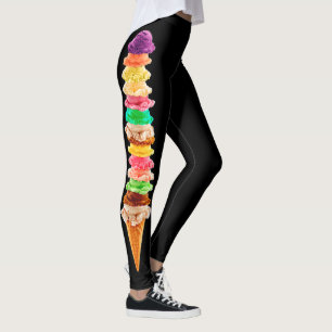 Leggings Décoration de la frénésie glacée sur