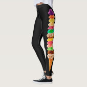 Leggings Décoration de la frénésie glacée sur (Gauche)