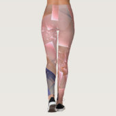 Leggings Décoration géométrique Abstraite (Dos)