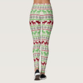 LEGGINGS DÉCORATIONS DE NOËL RENNE (Dos)