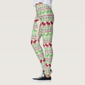 LEGGINGS DÉCORATIONS DE NOËL RENNE (Gauche)