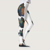 Leggings Découpe de poisson mandarine (Droite)