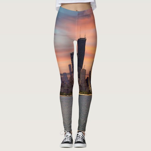 Leggings Deep Sunset Chicago (Devant)