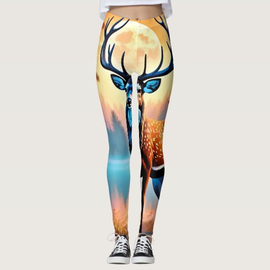 Leggings Deer Stance Lune (Devant)