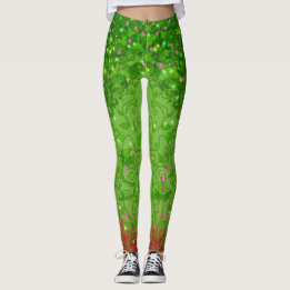 Leggings Déesse Nature Verte Mortelle Halloween Legings