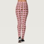 Leggings Défilé de lapin de Pâques de chocolat ! (Dos)