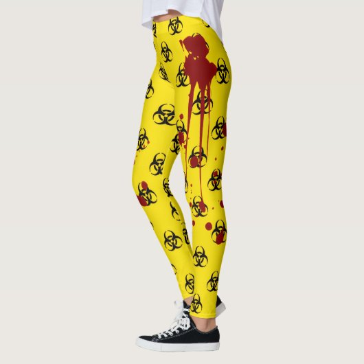 Leggings Dégâts de sang Biohazard (Gauche)
