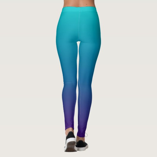 Leggings Dégradé bleu (Dos)