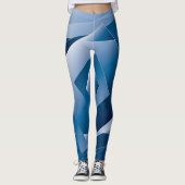 Leggings dégradé bleu 1 (Devant)