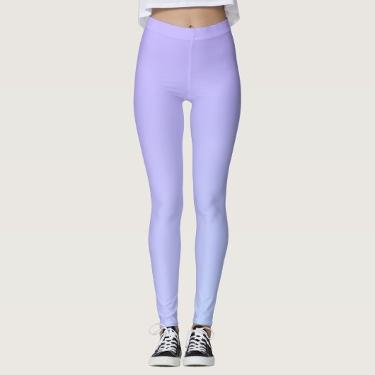 Leggings Dégradé bleu violet (Devant)