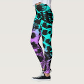Leggings Dégradé de chat sauvage (Gauche)