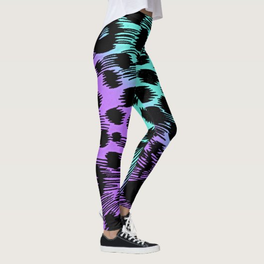 Leggings Dégradé de chat sauvage (Droite)