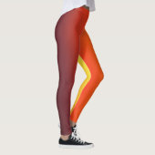 Leggings Dégradé de feu (Droite)