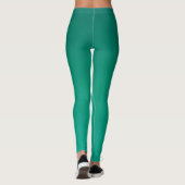 Leggings Dégradé de vert feuillage (Dos)