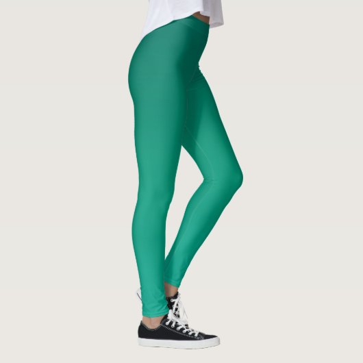 Leggings Dégradé de vert feuillage (Droite)