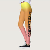 Leggings Dégradé du lever du soleil (Gauche)