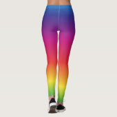 Leggings Dégradé Gay pride arc-en-ciel (Dos)