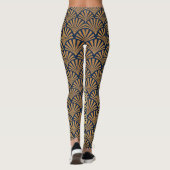 Leggings Dégradé or : Art Déco sans couture (Dos)