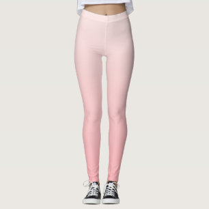 Leggings dégradé rose doux