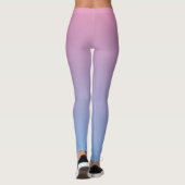 Leggings Dégradé rose et bleu (Dos)